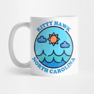 Kitty Hawk, NC Summertime Vacationing Ocean Skyline Mug